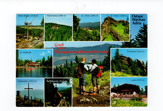 Ansichtskarte Bayerischer Wald / Europäischer Fernwanderweg