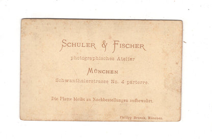 Fotografie Soldat - München 1870er / CDV M1-03