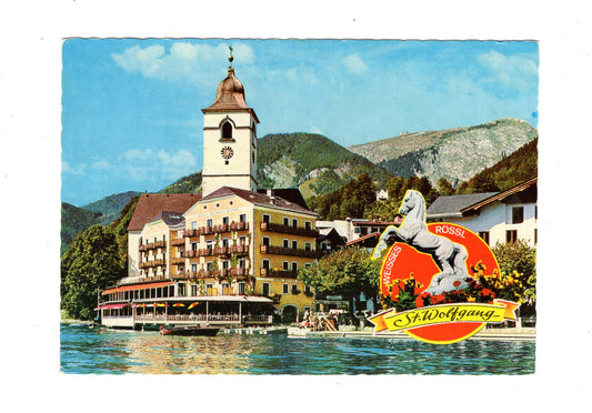 Ansichtskarte St. Wolfgang am See / Hotel Weißes Rössl / Salzkammergut / Österreich