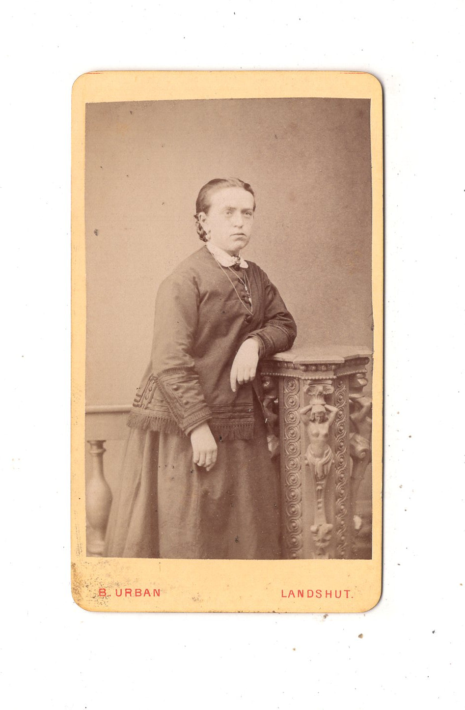 Fotografie Feine Dame - Landshut 1870er