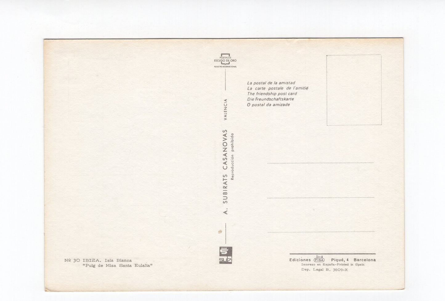 Ansichtskarte Santa Eulalia / Ibiza / Spanien