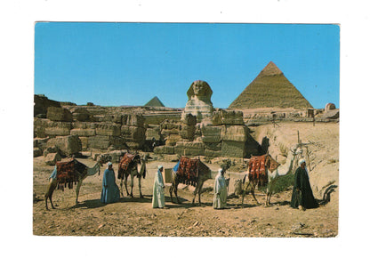Ansichtskarte Gizeh / Sphinx und Pyramiden / Ägypten