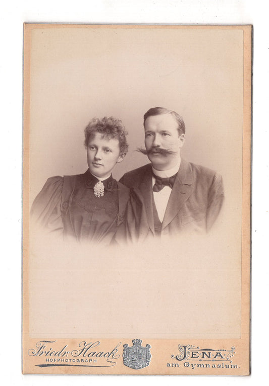Fotografie Feines Paar - Jena 1890er / CAB X-33