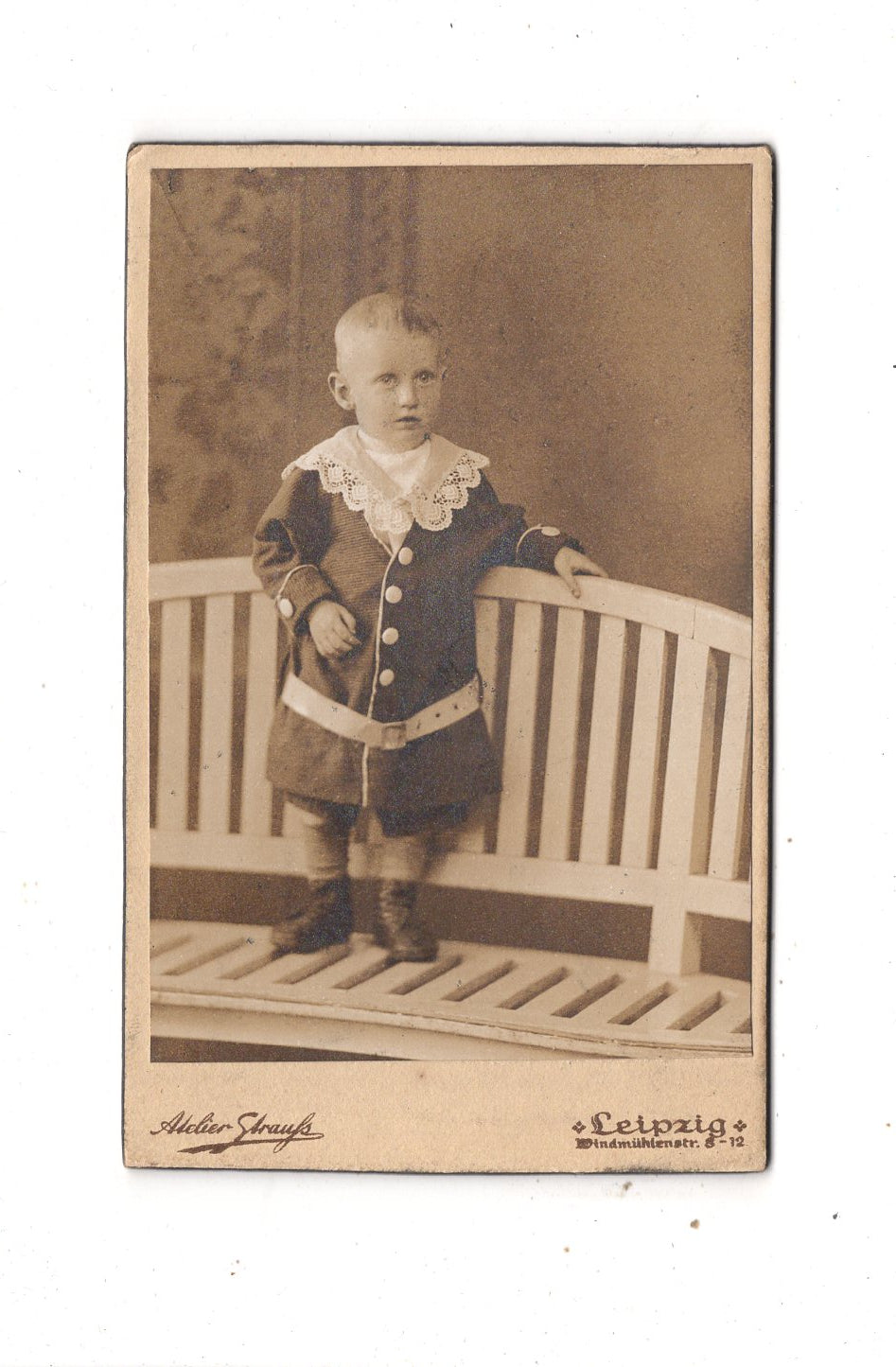 Fotografie Niedlicher kleiner Junge - Leipzig 1910er