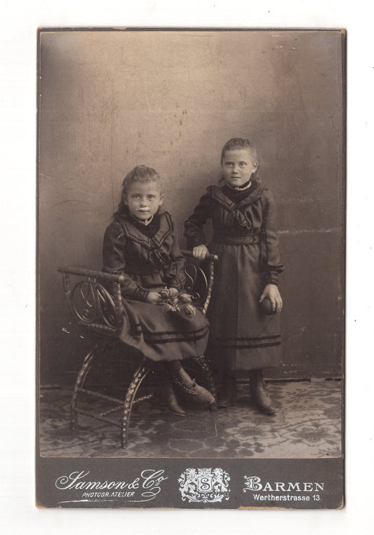 Fotografie Niedliche kleine Mädchen - Barmen 1900er
