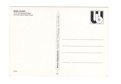 Ansichtskarte Baar-Klinik / Donaueschingen / H1-53