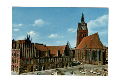 Ansichtskarte Hannover / Altes Rathaus und Marktkirche