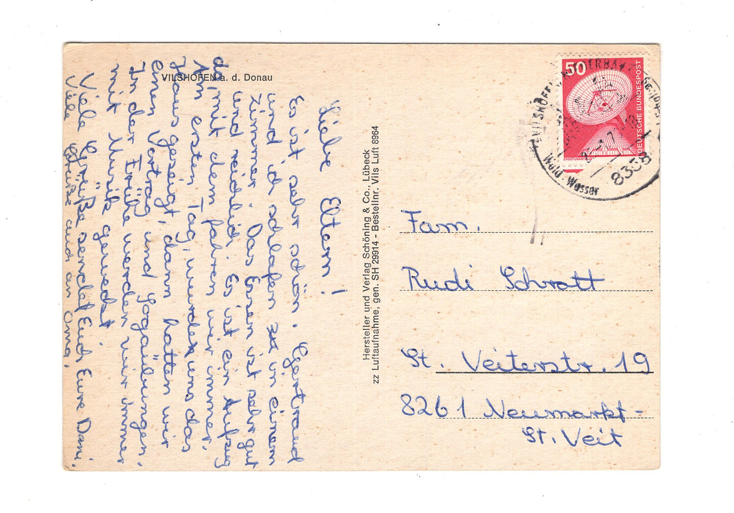 Ansichtskarte Vilshofen an der Donau