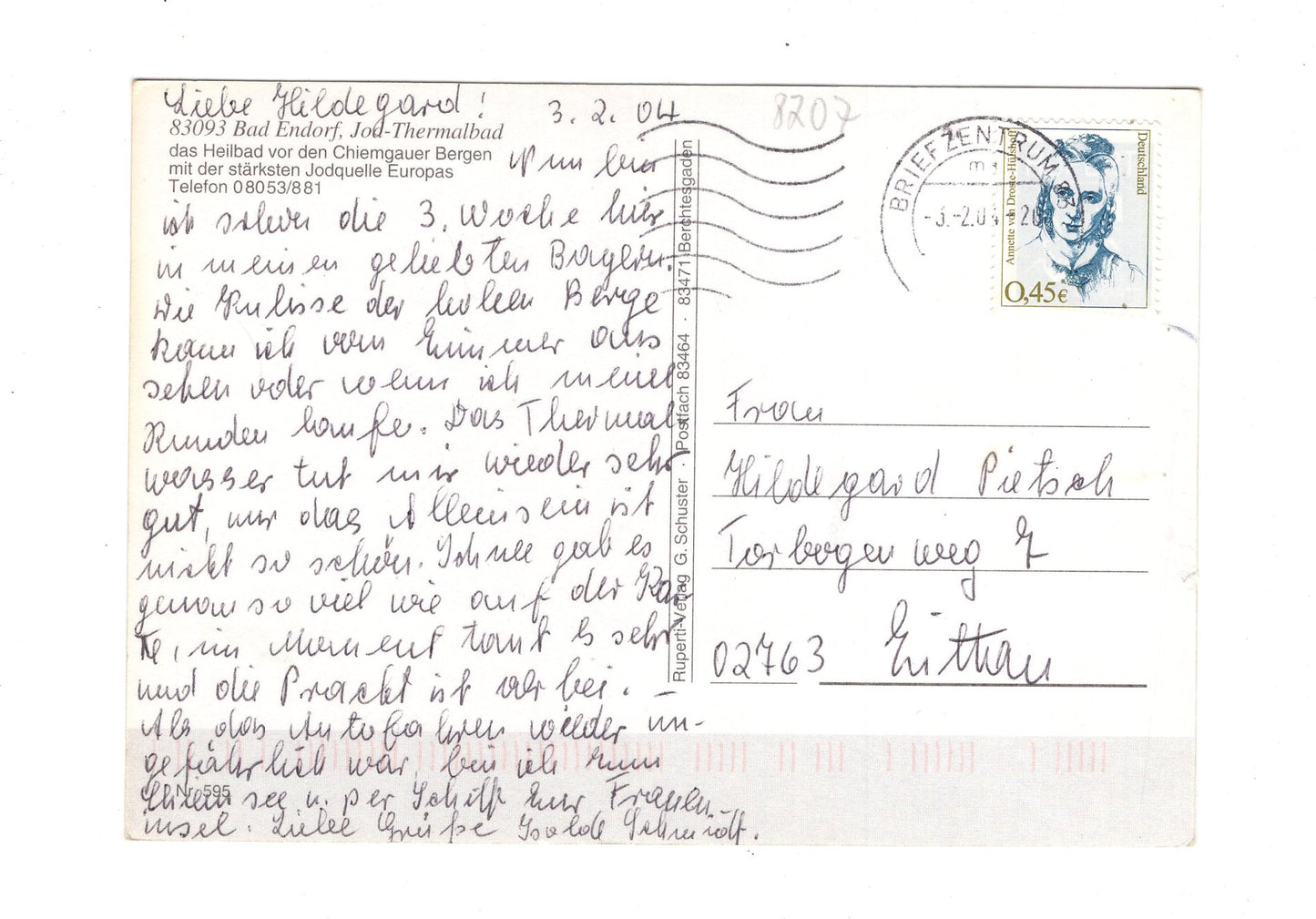 Ansichtskarte Bad Endorf / Oberbayern