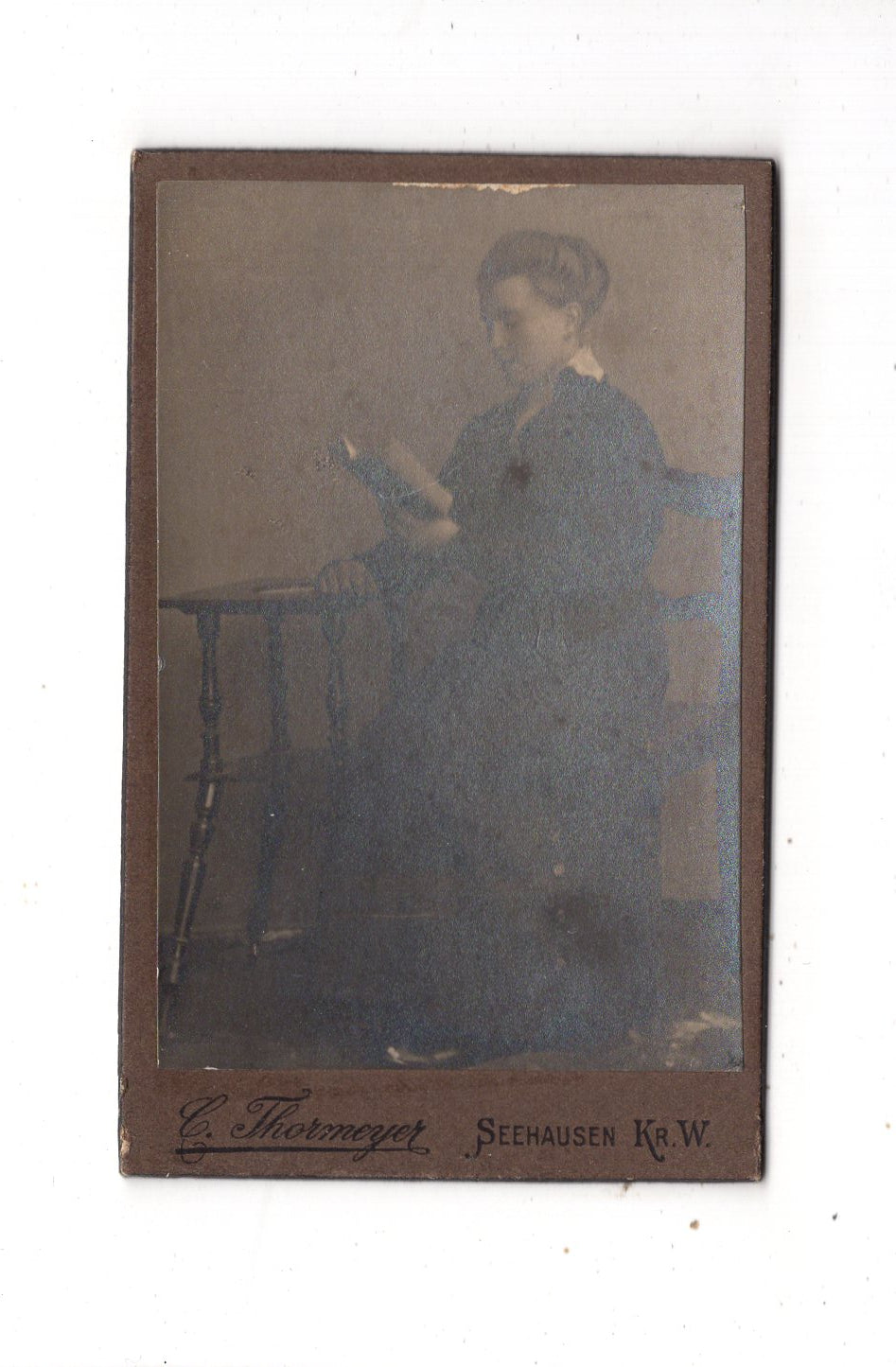 Fotografie Feine Dame - Seehausen / Kr. Wanzleben 1910er