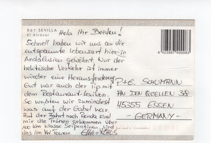 Ansichtskarte Sevilla / El Alcazar / Spanien