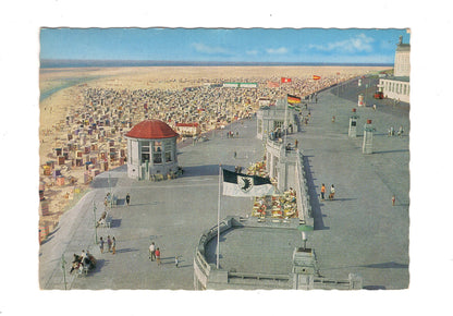 Ansichtskarte Nordseeheilbad Borkum / Kurwandelhalle mit Promenade und Nordbad