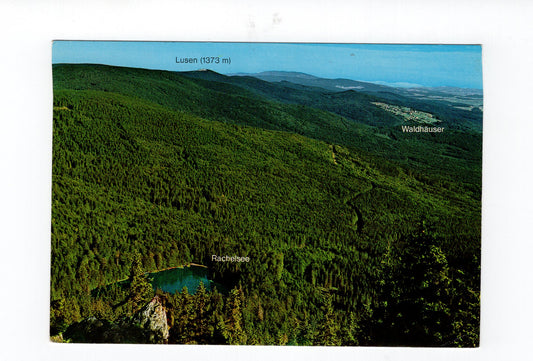 Ansichtskarte Rachel im Bayerischen Wald / Blick zum Rachelsee +++