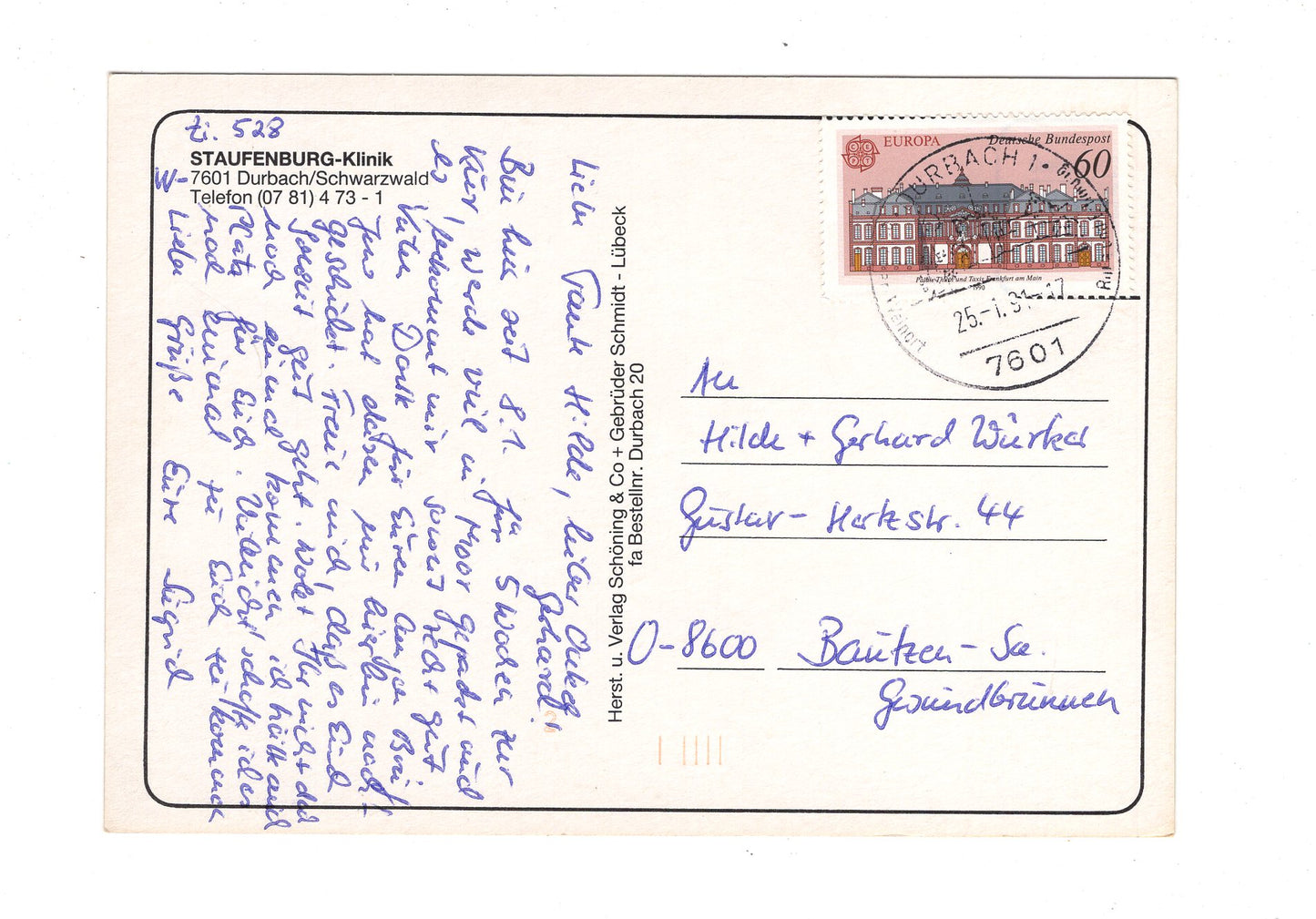 Ansichtskarte Durbach / Schwarzwald / H1-53