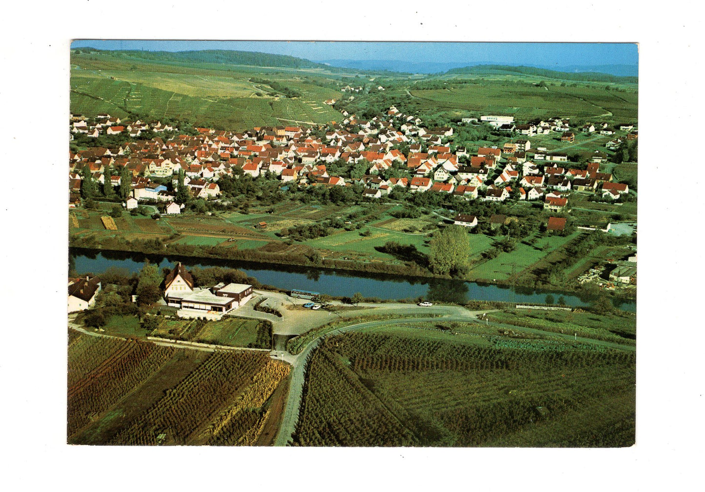Ansichtskarte Höhengaststätte Schreyerhof / Hessigheim / Württemberg