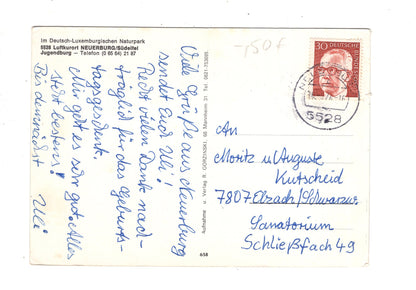 Ansichtskarte Neuerburg / Südeifel / Jugendburg / M1-61