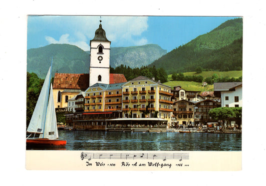 Ansichtskarte St. Wolfgang am See / Hotel Weißes Rössl / Salzkammergut / Österreich