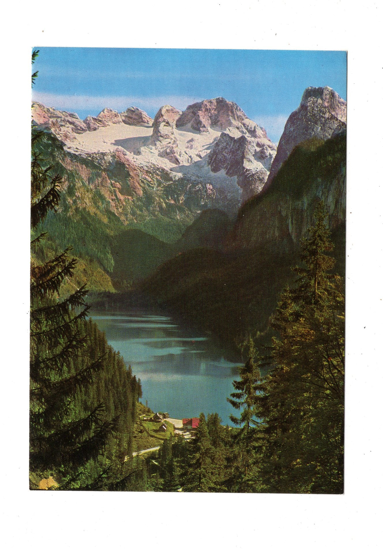 Ansichtskarte Gosausee mit Hohem Dachstein / Salzkammergut / Österreich