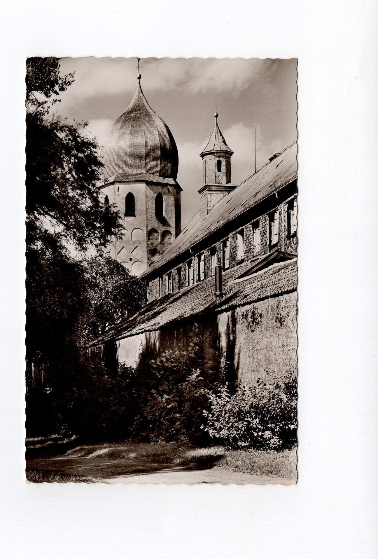 Ansichtskarte Fraueninsel im Chiemsee / Klostergang