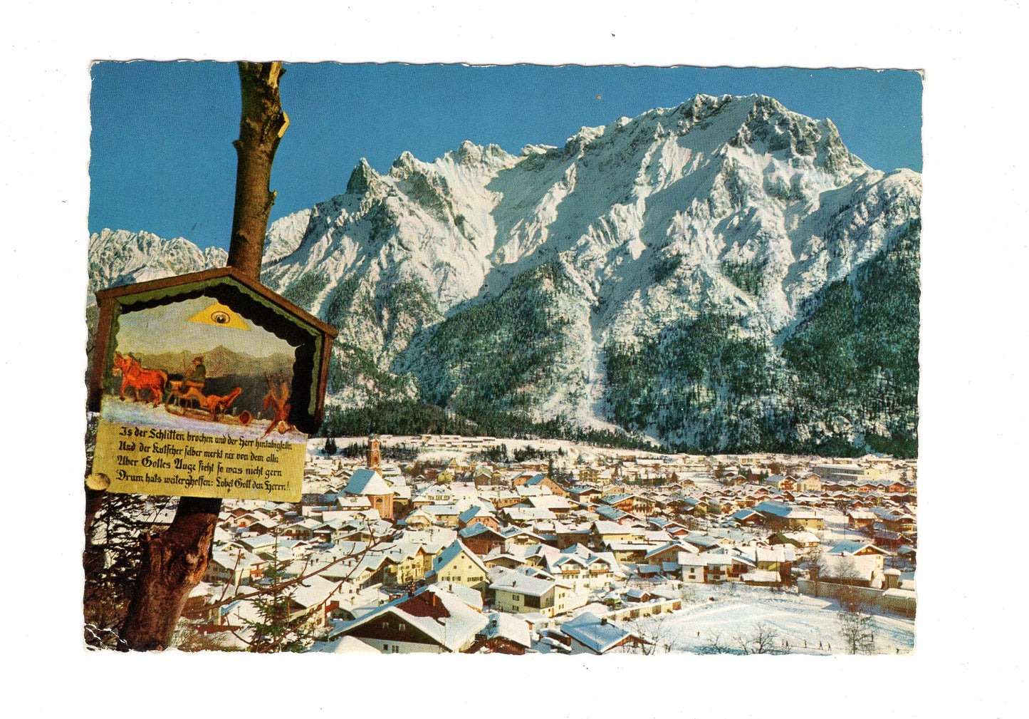 Ansichtskarte Mittenwald gegen Karwendelgebirge  / G1-56