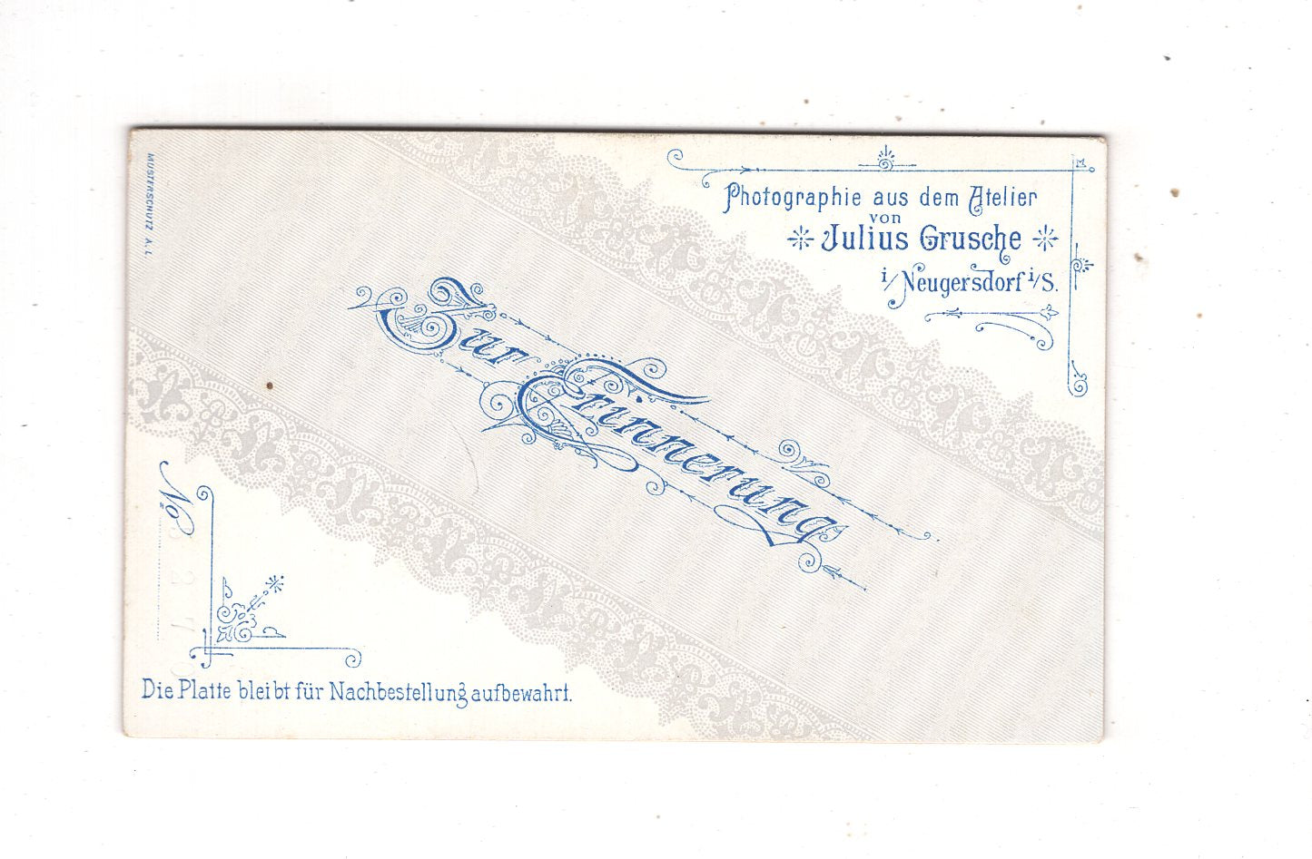 Fotografie Feine Dame - Neugersdorf 1880er