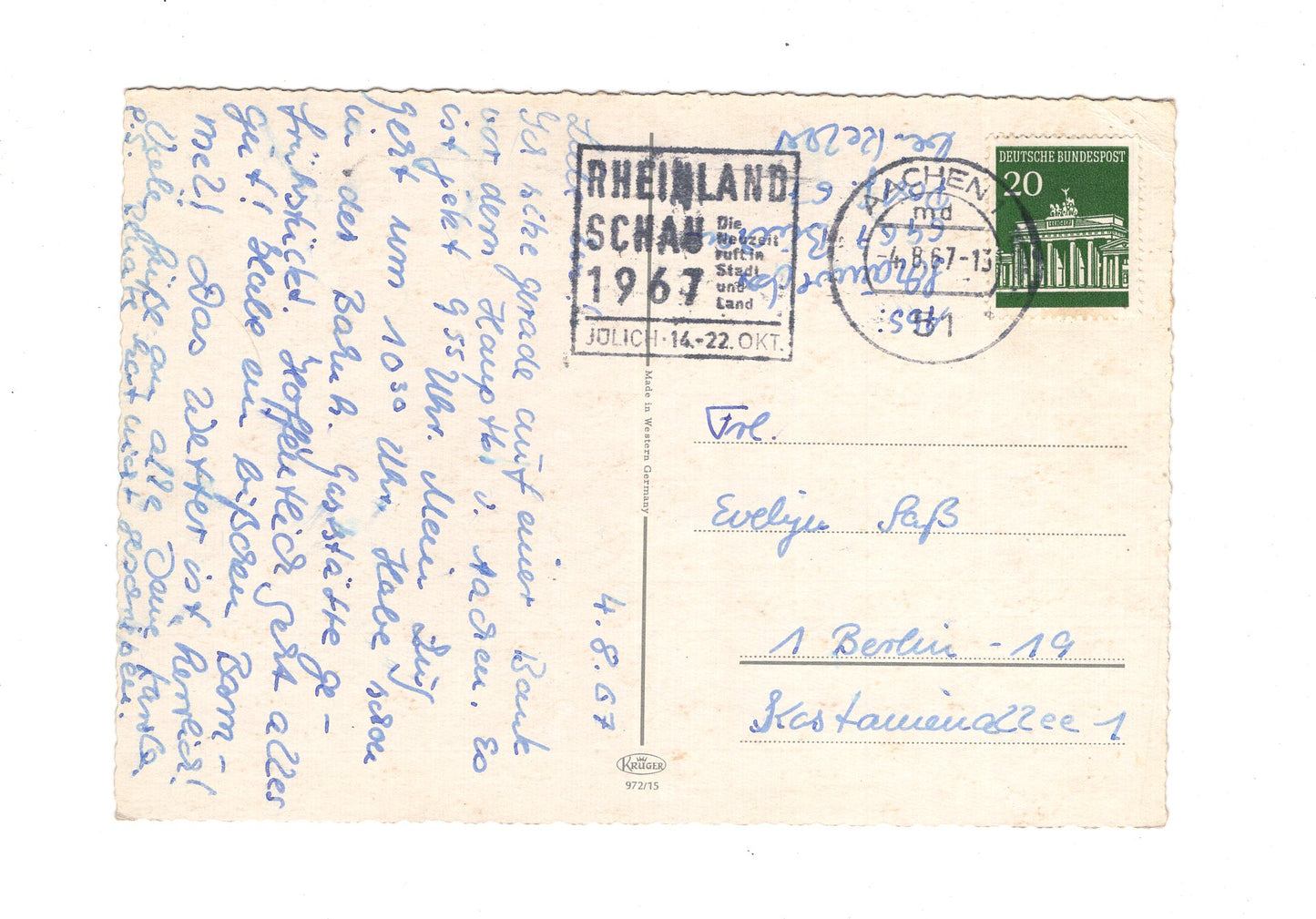 Ansichtskarte Bad Aachen / Kurhaus / Stadttheater +++
