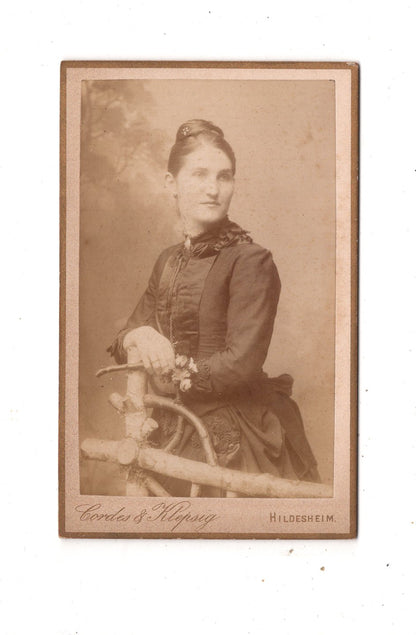 Fotografie Feine Dame - Hildesheim 1880er