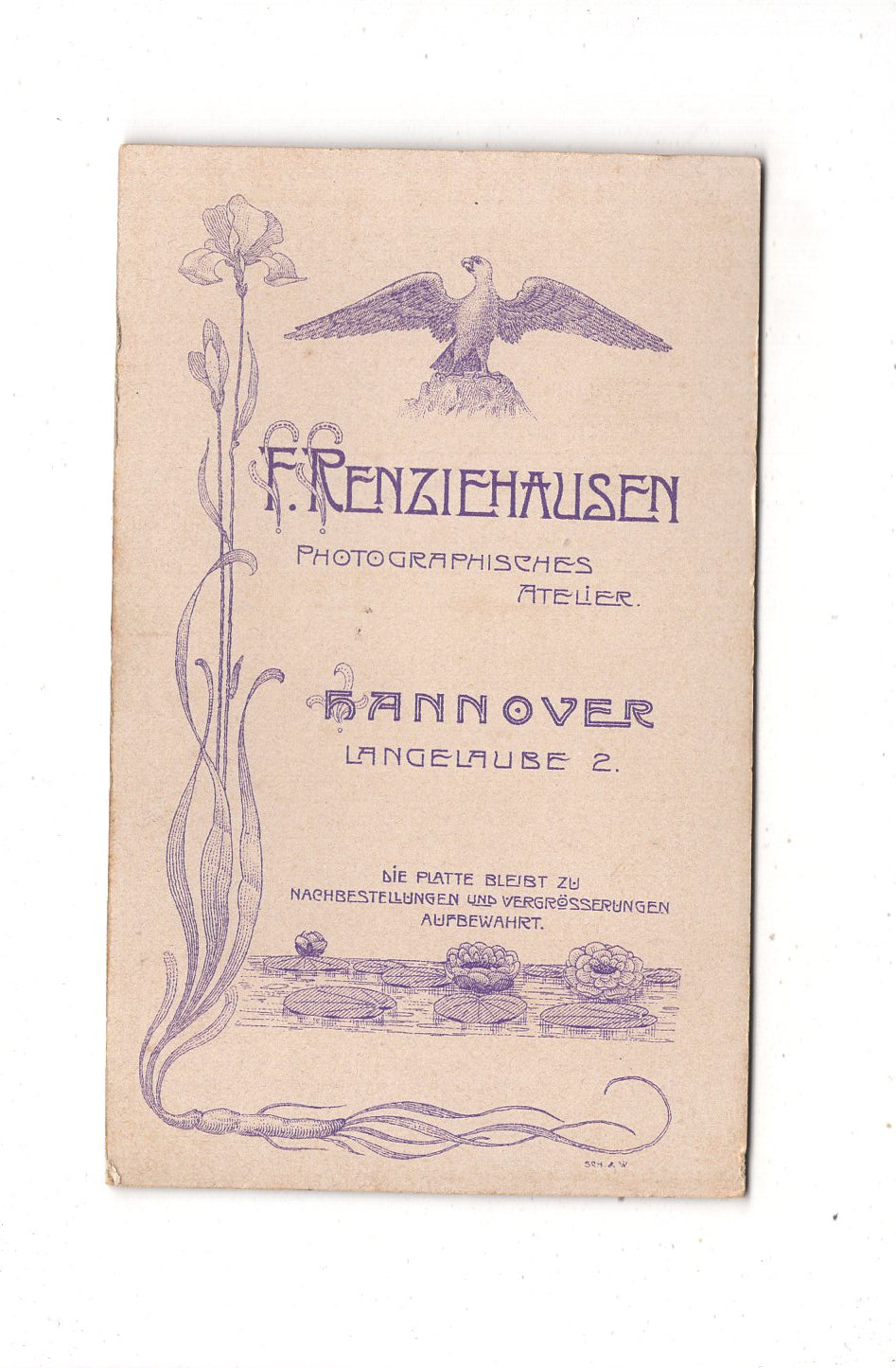 Fotografie Feiner Junge - Hannover 1890er / CDV N1-06