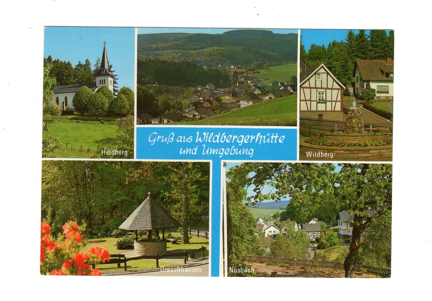 Ansichtskarte Wildbergerhütte und Umgebung