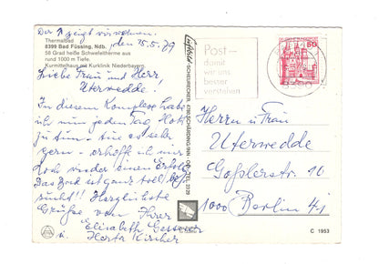 Ansichtskarte Bad Füssing / Niederbayern / Thermalheilbad im Kurzentrum