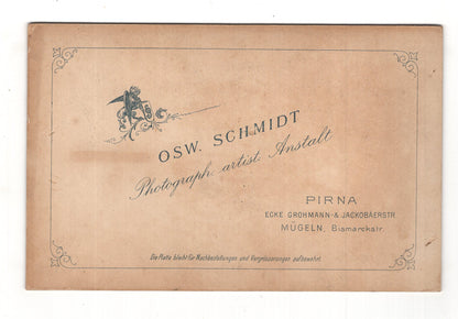 Fotografie Feine Dame mit kleinem Kind - Pirna / Mügeln um 1900